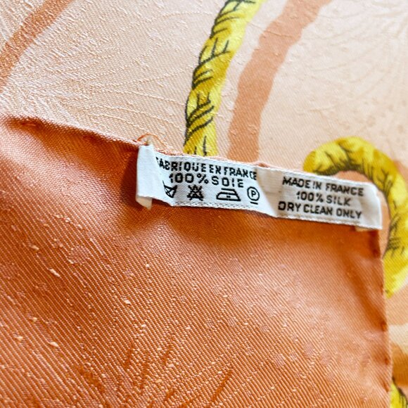 Vintage Hermès Silk Scarf "Jouvence" by Leïla Menchari - Picture 2 of 15